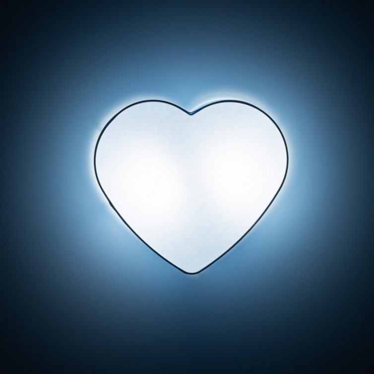 HEART loftlampe – blå