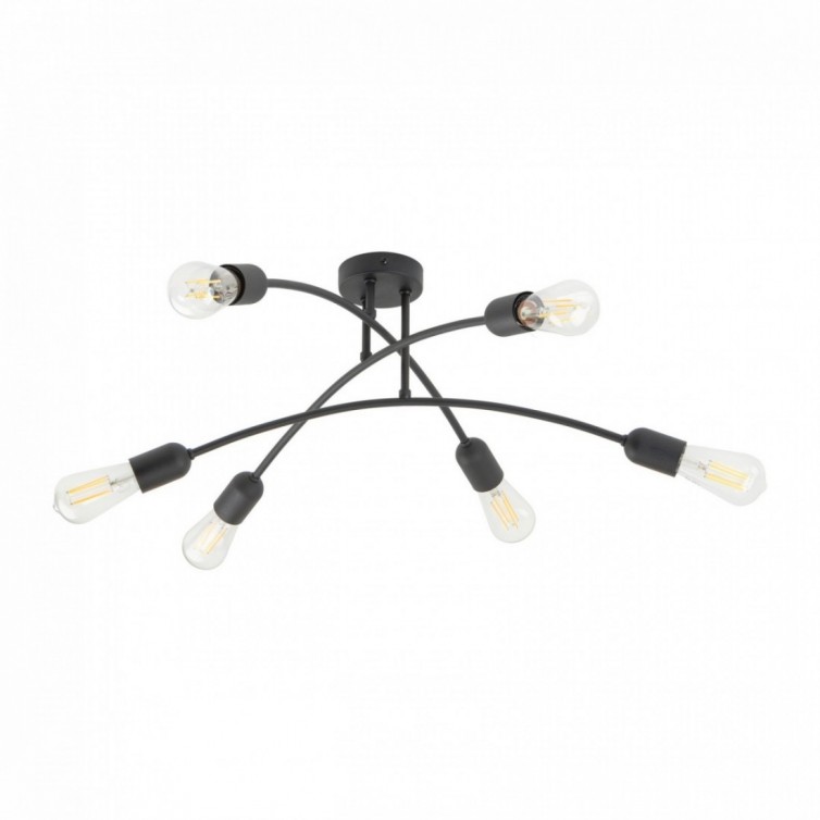HELIX loftlampe med 6 lyskilder