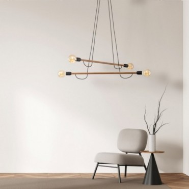 HELIX WOOD pendellampe med...