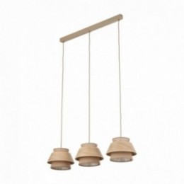 KALUM WOOD pendellampe med 3 lyskilder
