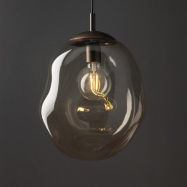 LAVA L pendellampe &ndash; brun
