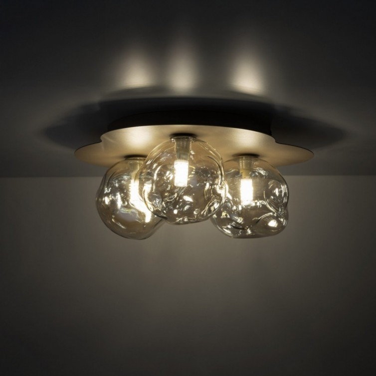 LAVA loftlampe med 3 lyskilder – sandfarvet – 37 cm