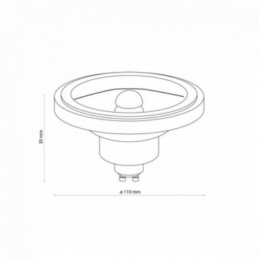 GU10 LED-p&aelig;re ES111 11 W...