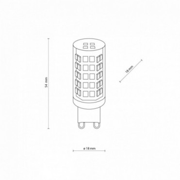 G9 LED-p&aelig;re SMD 4 W 3000 K