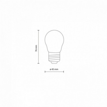 E27 LED-p&aelig;re 6 W 3000 K...