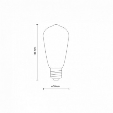 E27 LED-p&aelig;re 10 W 3000 K...