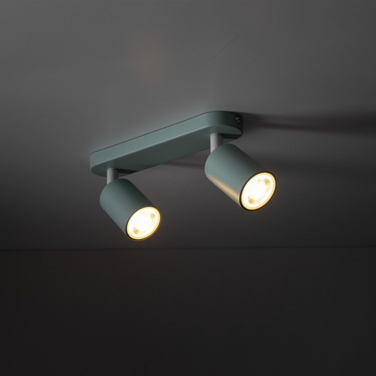 LIVIA MINT spotlampe til loftet med 2 lyskilder