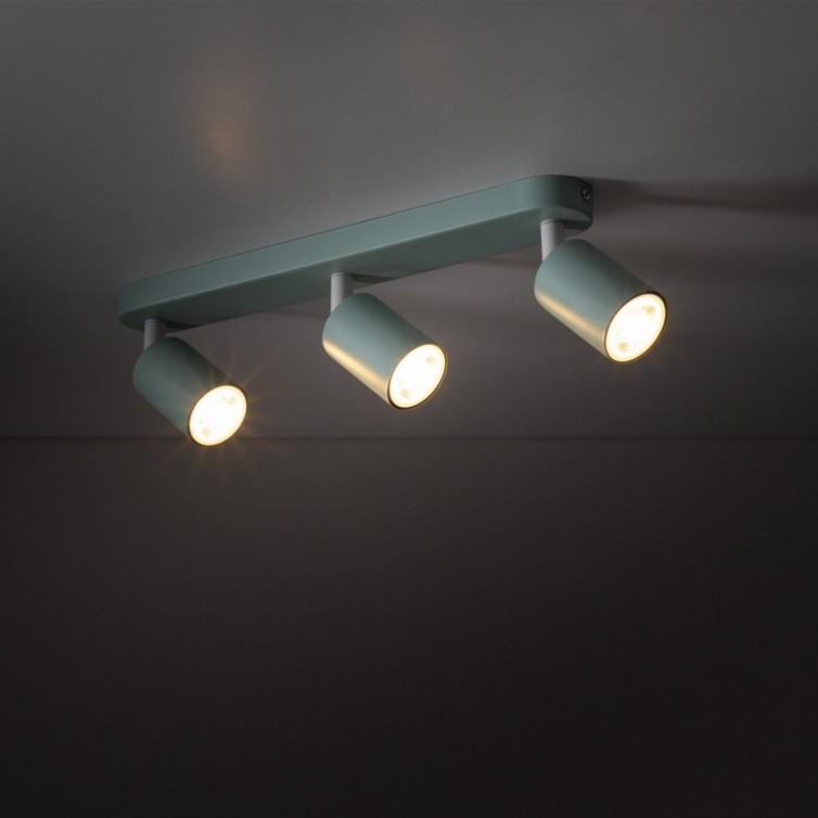 LIVIA MINT spotlampe til loftet med 3 lyskilder