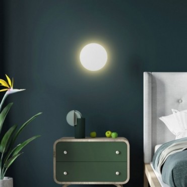 LUNA 200 v&aelig;glampe &ndash; hvid