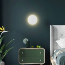 LUNA 200 væglampe – hvid