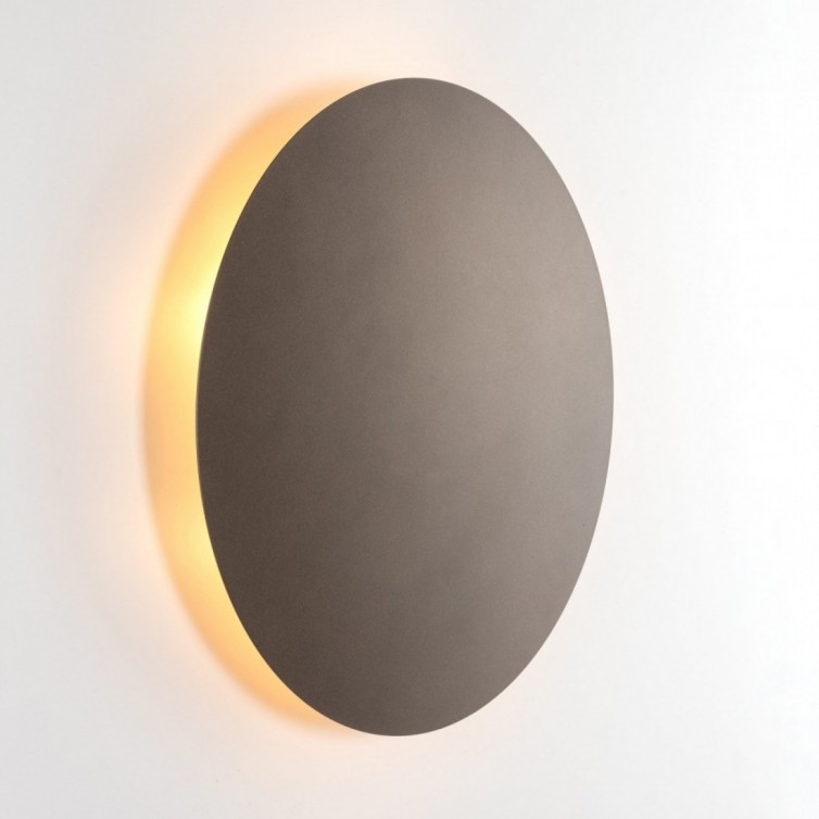 LUNA 400 væglampe – brun