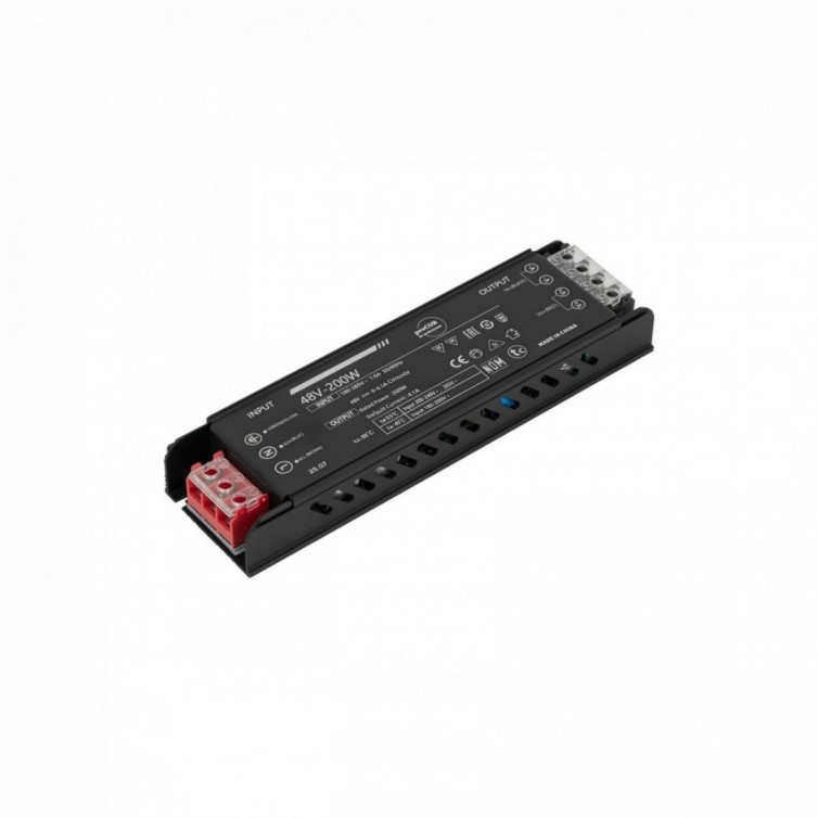 MAGNETIC EASY 48 V strømforsyning – 200 W, sort