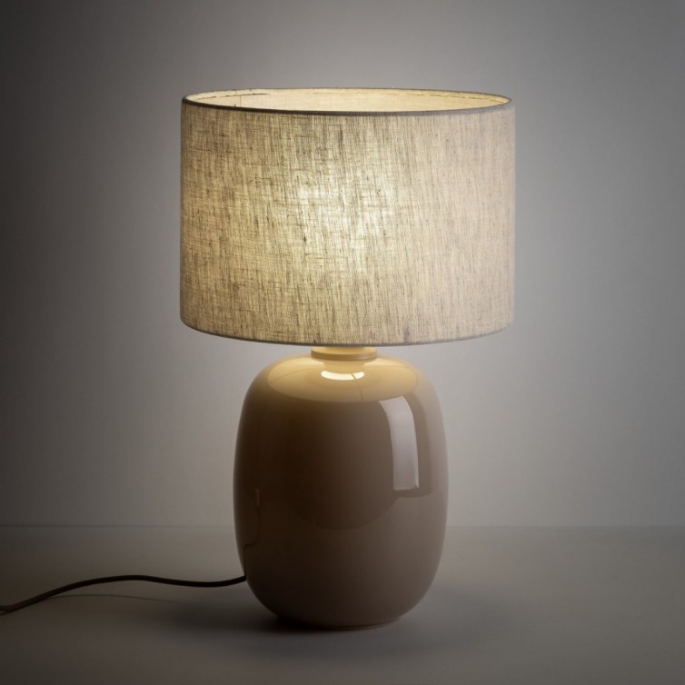 MELODY bordlampe – sandfarvet