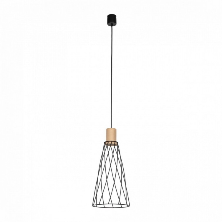 MODESTO WOOD pendellampe med 1 lyskilde &ndash; 19 cm