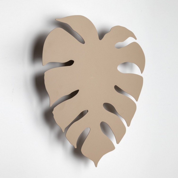 MONSTERA væglampe – sandfarvet