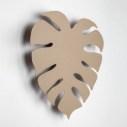 MONSTERA væglampe – sandfarvet