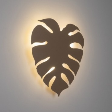 MONSTERA v&aelig;glampe &ndash; sandfarvet