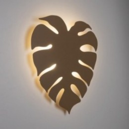 MONSTERA XL væglampe – sandfarvet