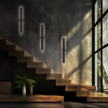 NAVI LONG LED v&aelig;glampe &ndash; brun