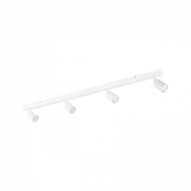 NEX spotlampe til loftet med 4 lyskilder – hvid