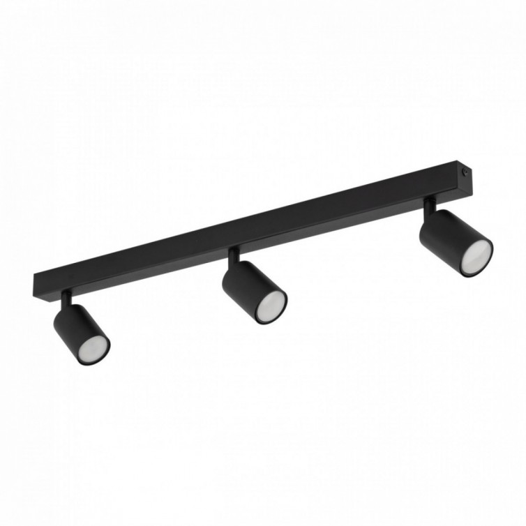 NEX spotlampe til loftet med 3 lyskilder – sort