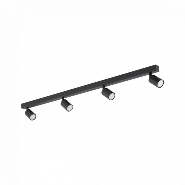 NEX spotlampe til loftet med 4 lyskilder – sort