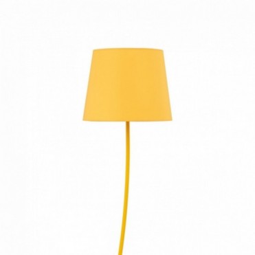 NICOLA gulvlampe &ndash; gul