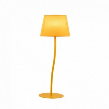 NICOLA bordlampe &ndash; gul