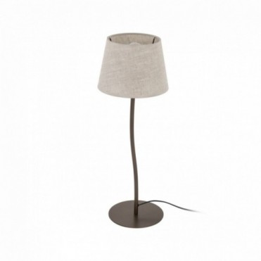 NICOLA bordlampe &ndash; brun
