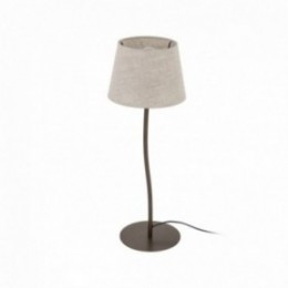 NICOLA bordlampe &ndash; brun
