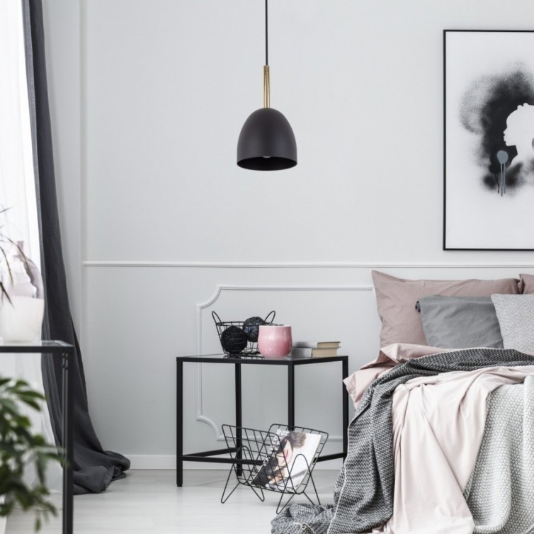 NORD pendellampe med 1 lyskilde – sort