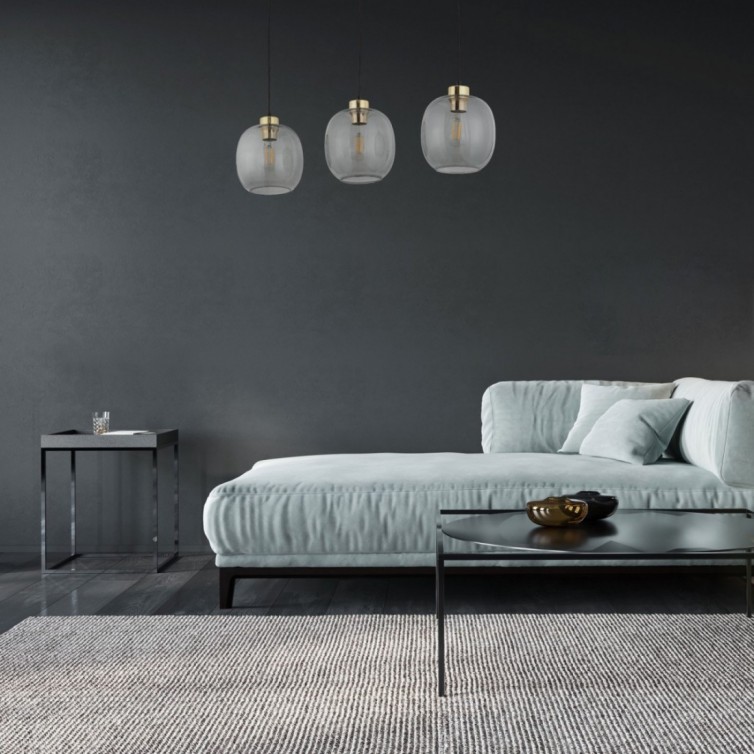 OMEGA pendellampe med 3 lyskilder – lang model