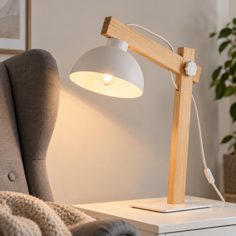 OSLO bordlampe &ndash; hvid
