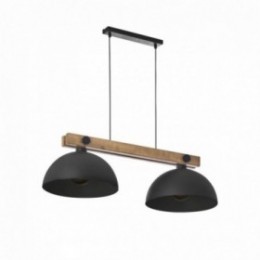 OSLO pendellampe med 2 lyskilder – 88 cm – sort