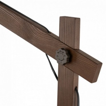 OSLO gulvlampe &ndash; brun