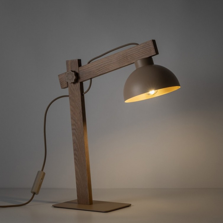 OSLO bordlampe – sandfarvet