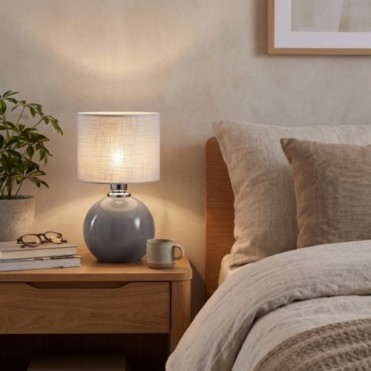 PALLA SMALL bordlampe &ndash; gr&aring;