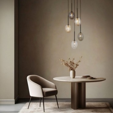 PEARL MIX pendellampe med 5...