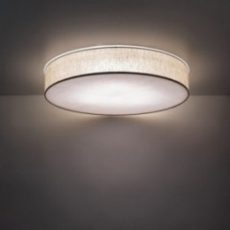 RONDO loftlampe med 6 lyskilder – hørfarvet