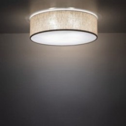 RONDO loftlampe med 4 lyskilder – hørfarvet – 45 cm