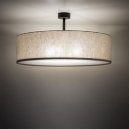 RONDO loftlampe med 4 lyskilder – hørfarvet – 35 cm