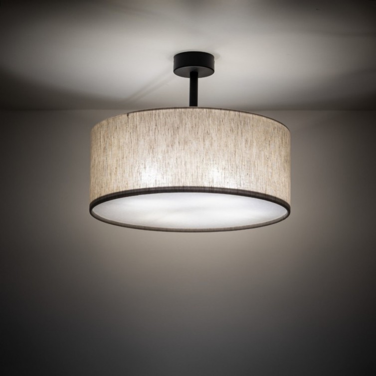 RONDO loftlampe med 4 lyskilder – hørfarvet – 40 cm