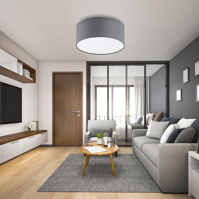 RONDO loftlampe med 4 lyskilder – grå