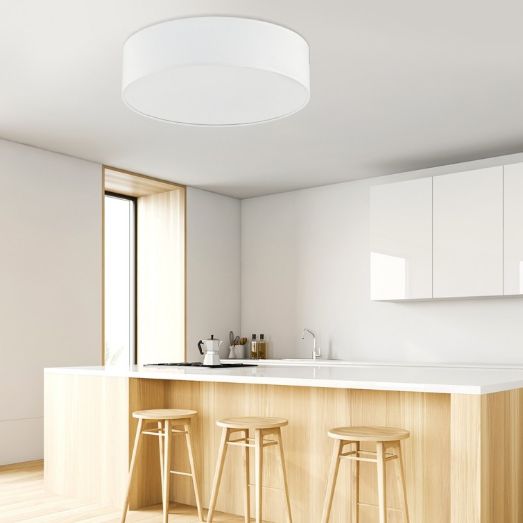 RONDO loftlampe med 4 lyskilder – 50 cm – hvid