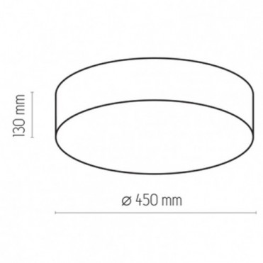 RONDO loftlampe med 4...