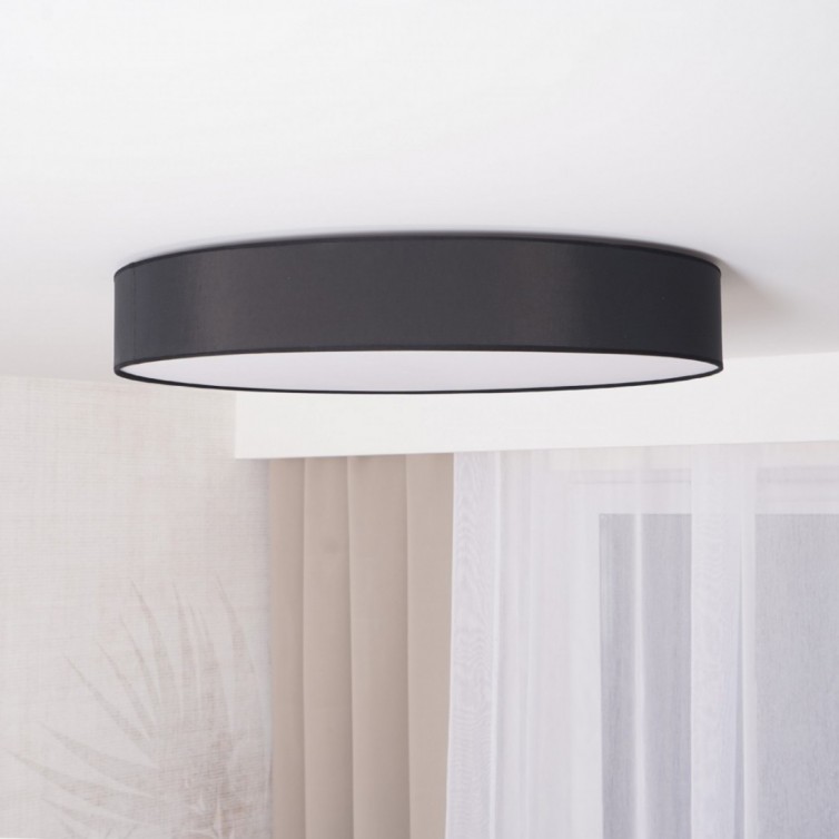 RONDO loftlampe med 6 lyskilder – sort