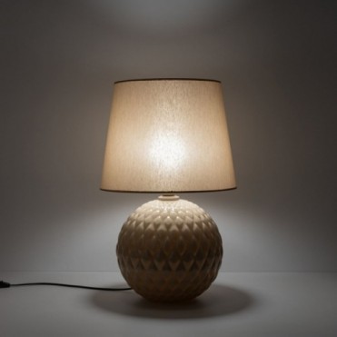 SANTANA bordlampe &ndash; guldfarvet