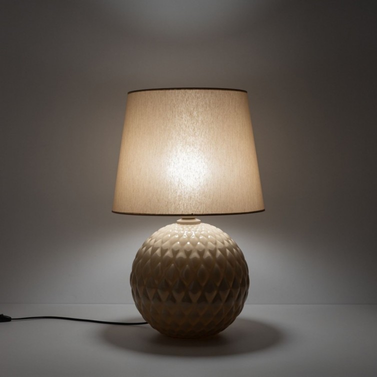 SANTANA bordlampe – guldfarvet