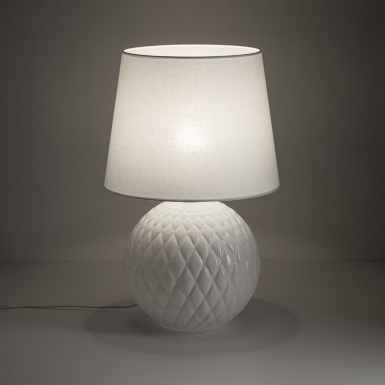 SANTANA bordlampe – hvid