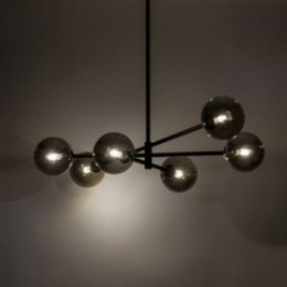 SARIUS GRAPHITE loftlampe med 6 lyskilder